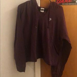 VS PINK Burgundy Long sleeve